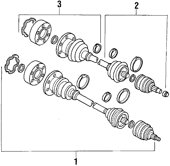 REAR SUSPENSION. REAR AXLE.