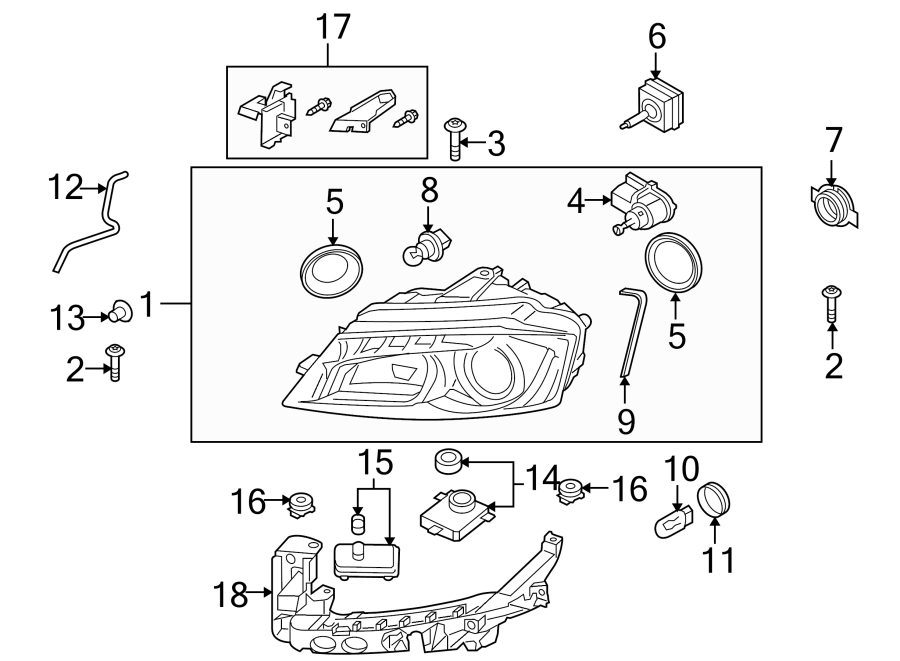 7FRONT LAMPS. HEADLAMP COMPONENTS.https://images.simplepart.com/images/parts/motor/fullsize/1311026.png