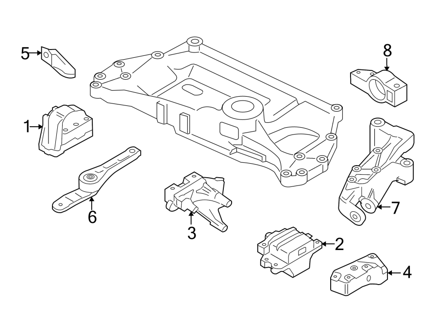 1ENGINE / TRANSAXLE. ENGINE & TRANS MOUNTING.https://images.simplepart.com/images/parts/motor/fullsize/1311265.png