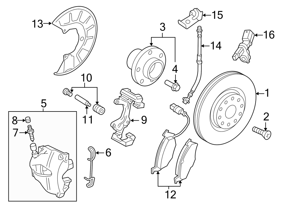 15Front suspension. Brake components.https://images.simplepart.com/images/parts/motor/fullsize/1311320.png