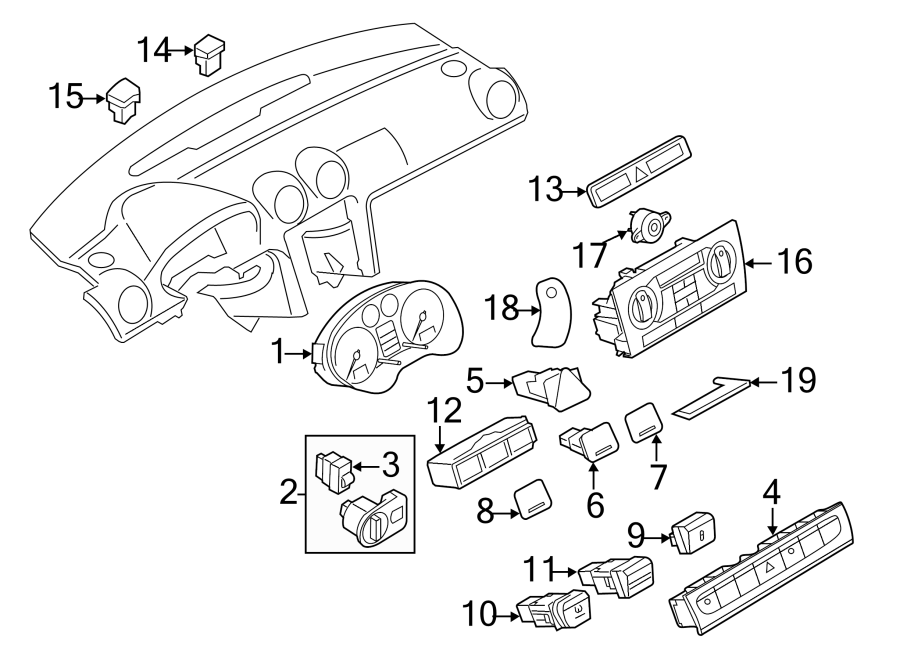 14Instrument panel. Cluster & switches.https://images.simplepart.com/images/parts/motor/fullsize/1311420.png