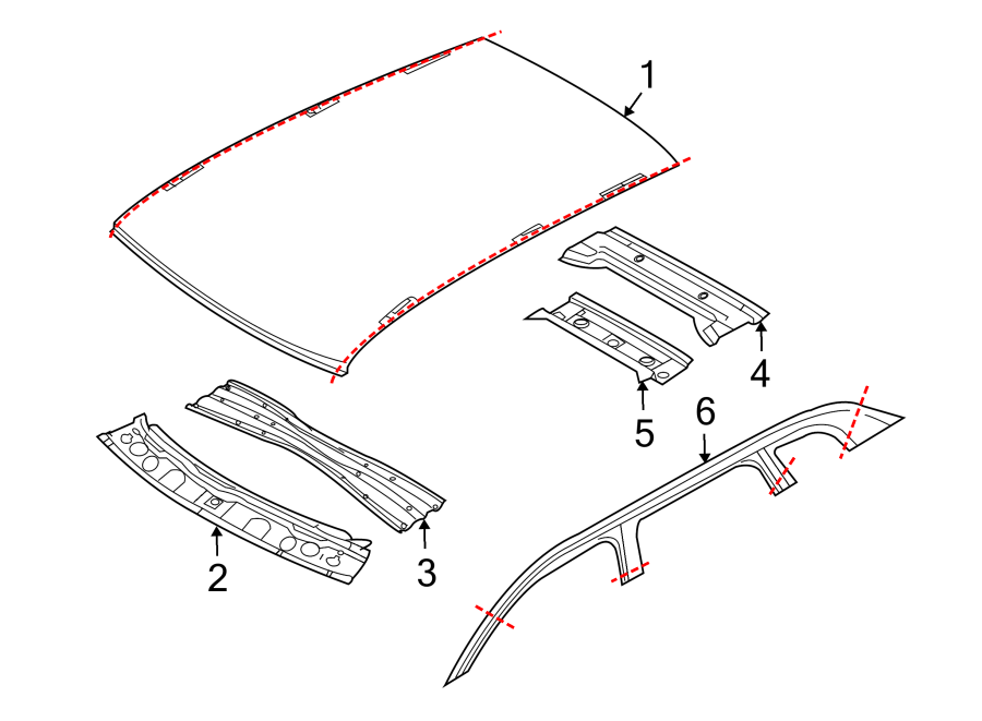 3Roof & components.https://images.simplepart.com/images/parts/motor/fullsize/1311510.png