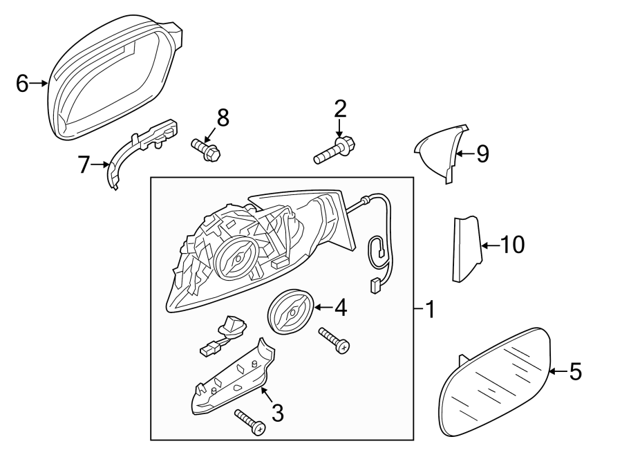 3Front door. Outside mirrors.https://images.simplepart.com/images/parts/motor/fullsize/1311566.png