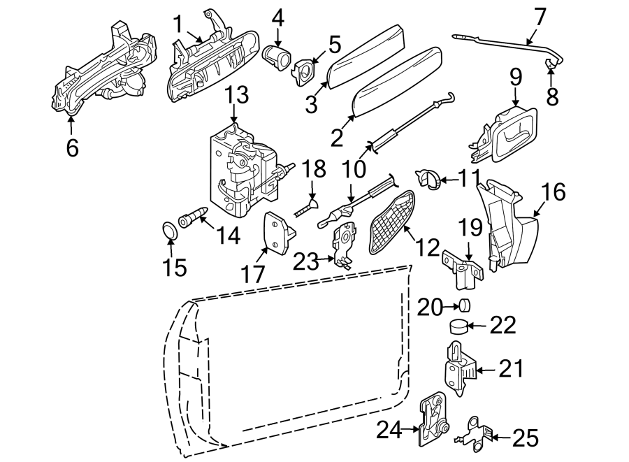 13FRONT DOOR. LOCK & HARDWARE.https://images.simplepart.com/images/parts/motor/fullsize/1311575.png