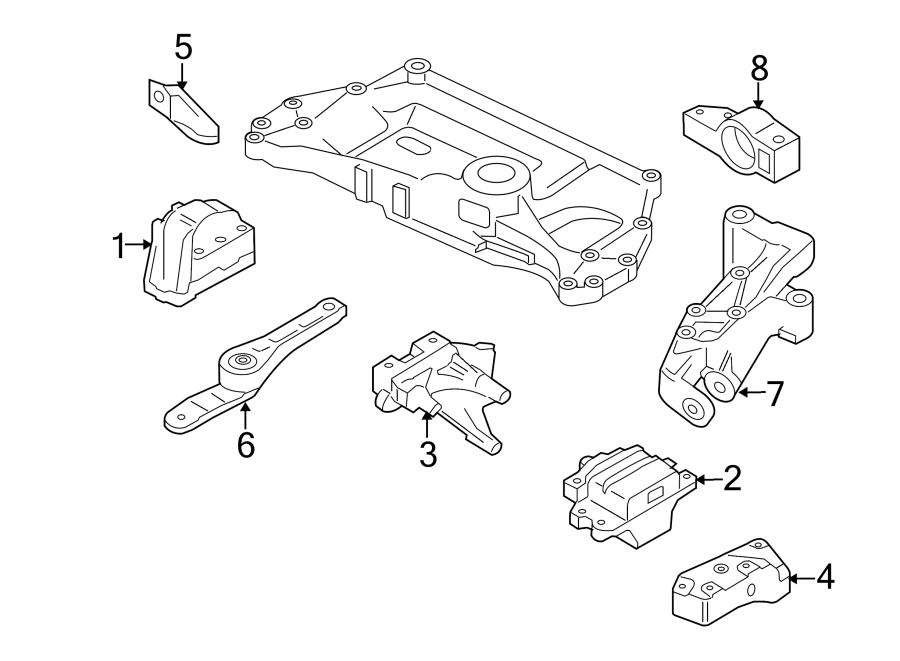 1ENGINE / TRANSAXLE. ENGINE & TRANS MOUNTING.https://images.simplepart.com/images/parts/motor/fullsize/1311845.png