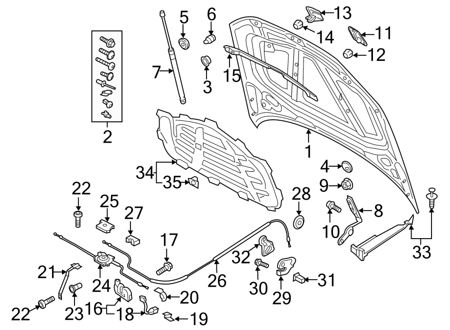 8Hood & components.https://images.simplepart.com/images/parts/motor/fullsize/1312170.png