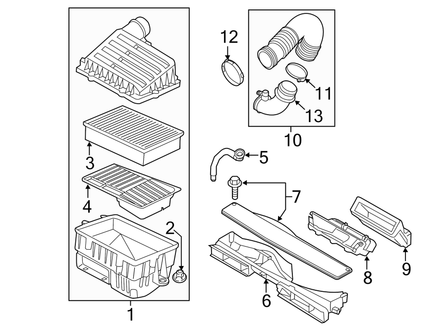 1ENGINE / TRANSAXLE. AIR INTAKE.https://images.simplepart.com/images/parts/motor/fullsize/1312335.png