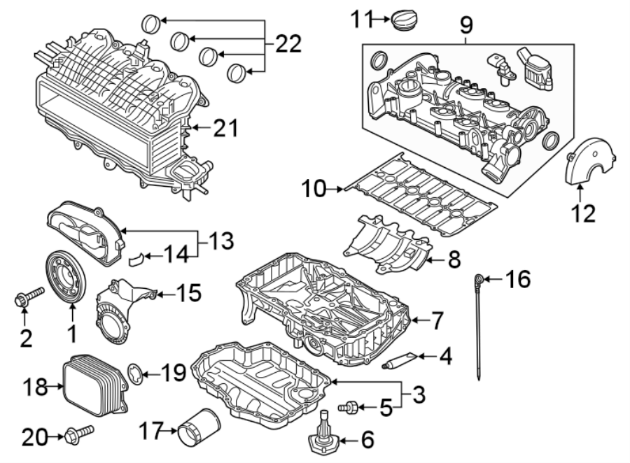 ENGINE / TRANSAXLE. ENGINE PARTS.