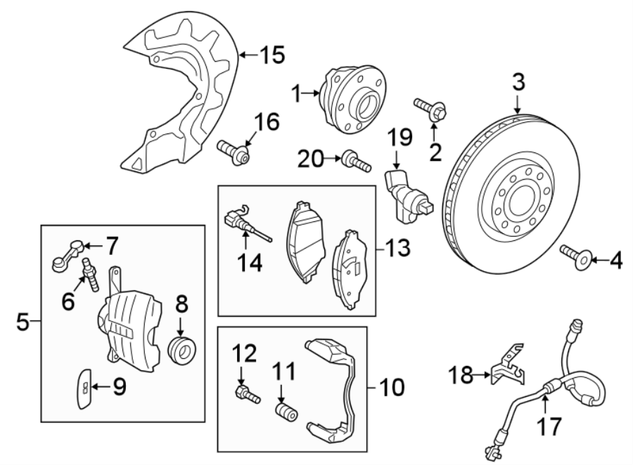 1FRONT SUSPENSION. BRAKE COMPONENTS.https://images.simplepart.com/images/parts/motor/fullsize/1312462.png