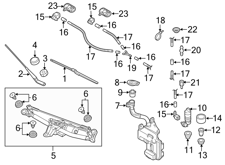 23WINDSHIELD. WIPER & WASHER COMPONENTS.https://images.simplepart.com/images/parts/motor/fullsize/1312515.png