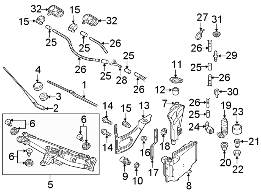 32WINDSHIELD. WIPER & WASHER COMPONENTS.https://images.simplepart.com/images/parts/motor/fullsize/1312519.png