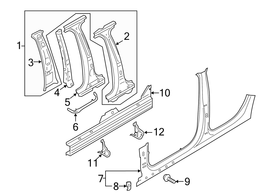 2PILLARS. ROCKER & FLOOR. CENTER PILLAR & ROCKER.https://images.simplepart.com/images/parts/motor/fullsize/1312705.png