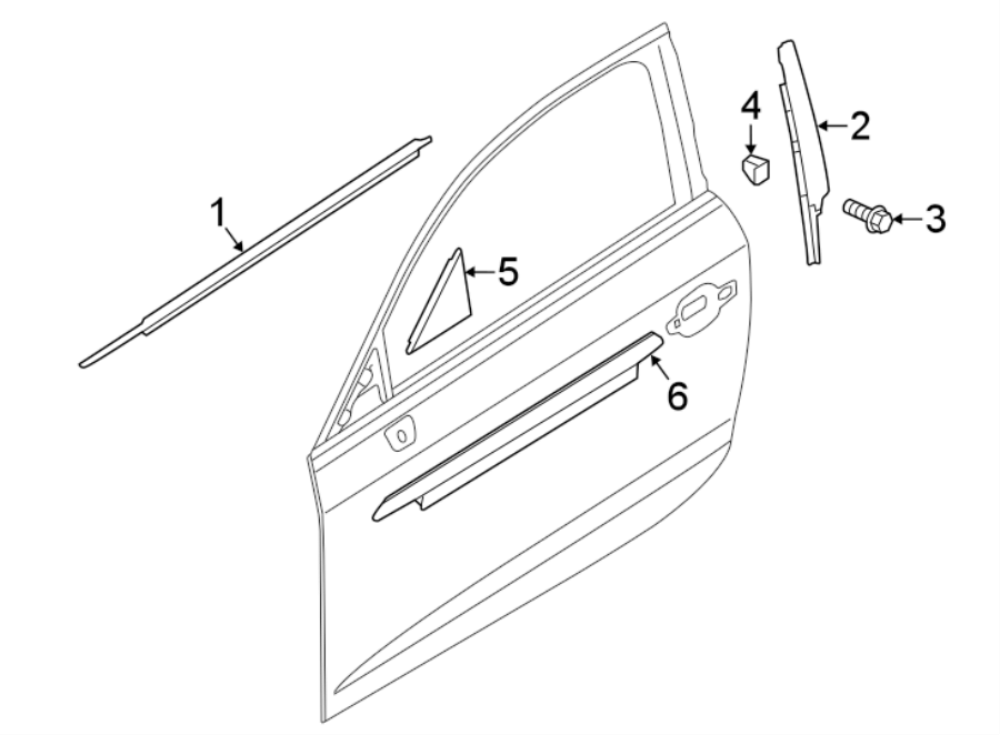 6FRONT DOOR. EXTERIOR TRIM.https://images.simplepart.com/images/parts/motor/fullsize/1312732.png