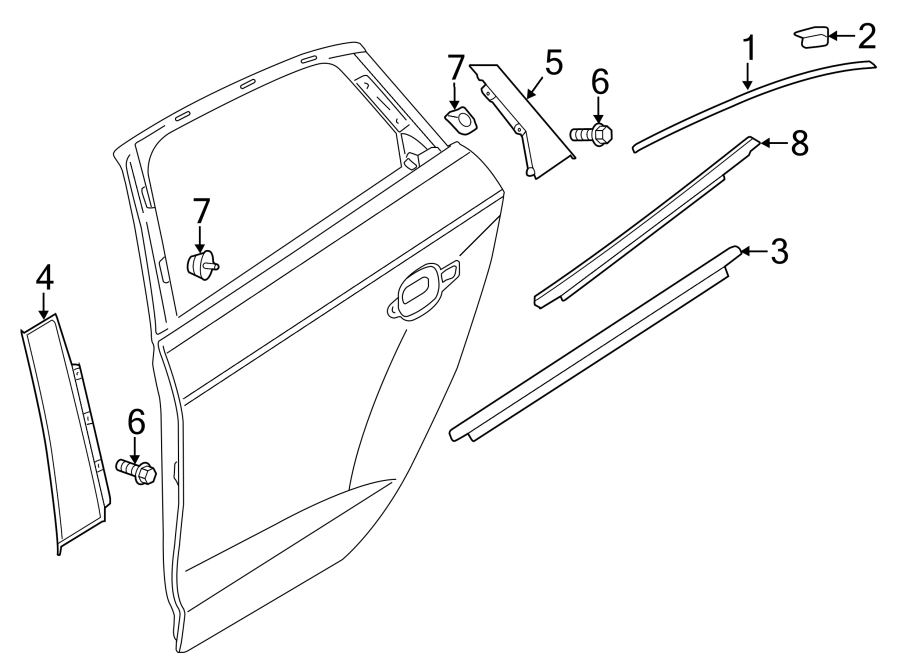 3REAR DOOR. EXTERIOR TRIM.https://images.simplepart.com/images/parts/motor/fullsize/1312760.png