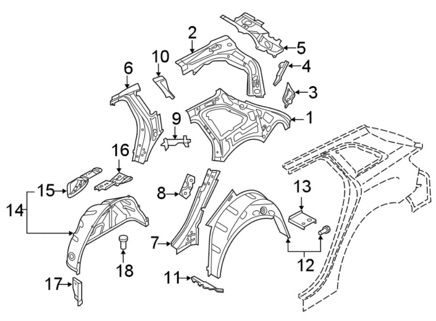 8QUARTER PANEL. INNER STRUCTURE.https://images.simplepart.com/images/parts/motor/fullsize/1312797.png