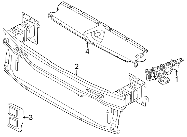 4Front bumper & grille. Bumper & components.https://images.simplepart.com/images/parts/motor/fullsize/1313010.png