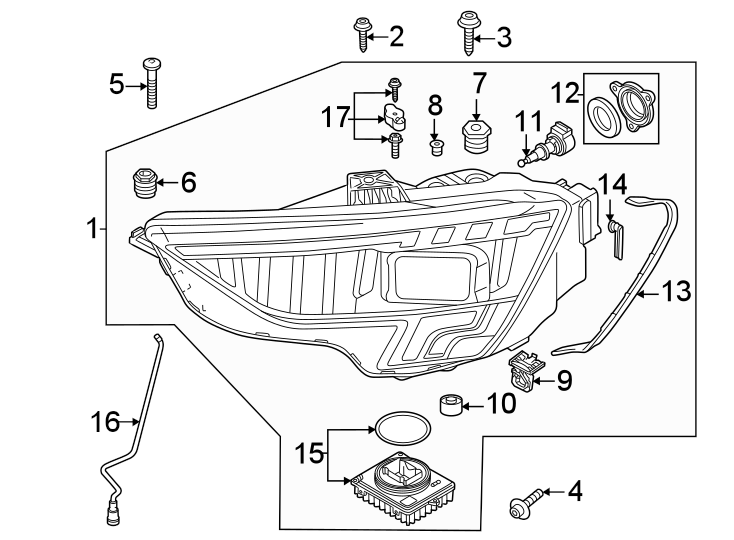 7Front lamps. Headlamp components.https://images.simplepart.com/images/parts/motor/fullsize/1313055.png