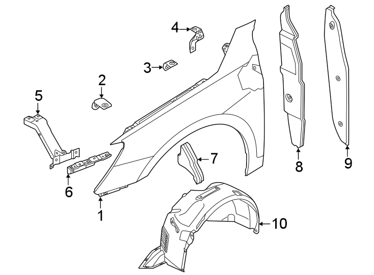 8Fender & components.https://images.simplepart.com/images/parts/motor/fullsize/1313175.png