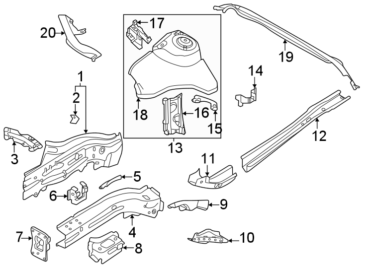 15Fender. Structural components & rails.https://images.simplepart.com/images/parts/motor/fullsize/1313185.png