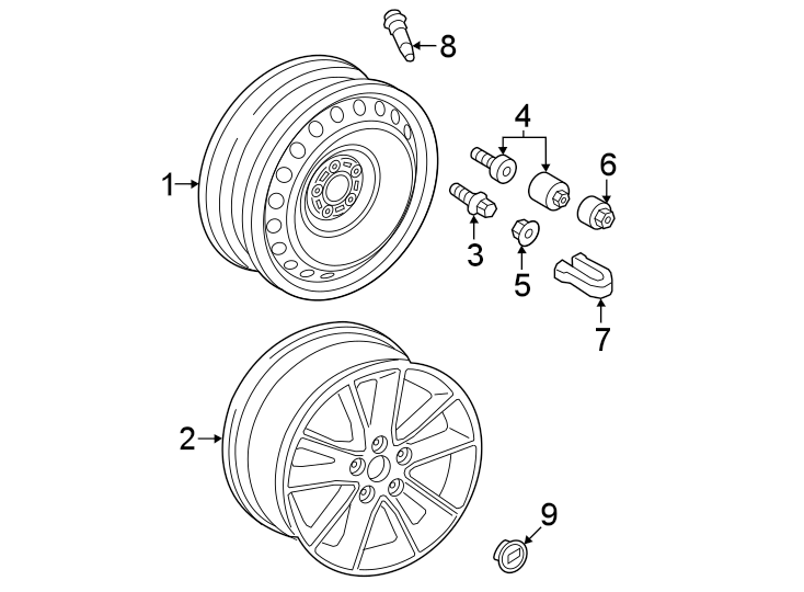 Wheels. Covers & trim.