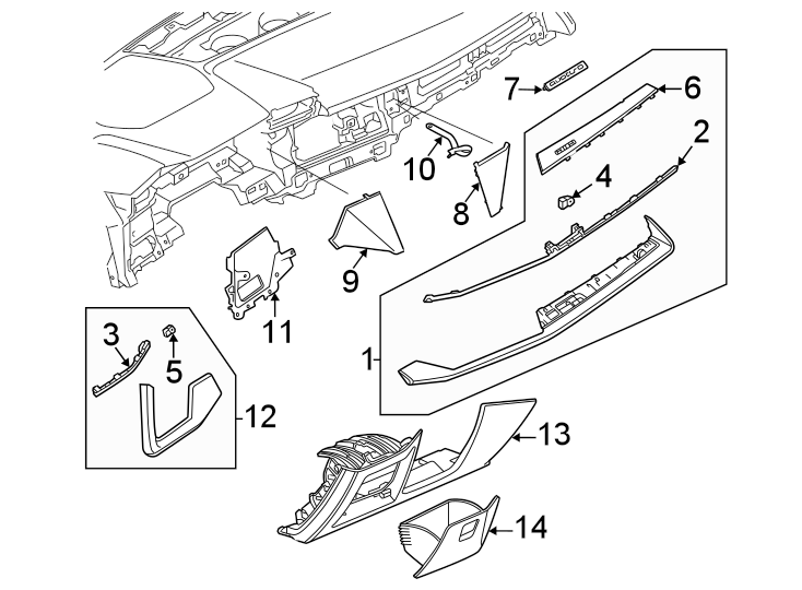 9Instrument panel components. Lower.https://images.simplepart.com/images/parts/motor/fullsize/1313475.png