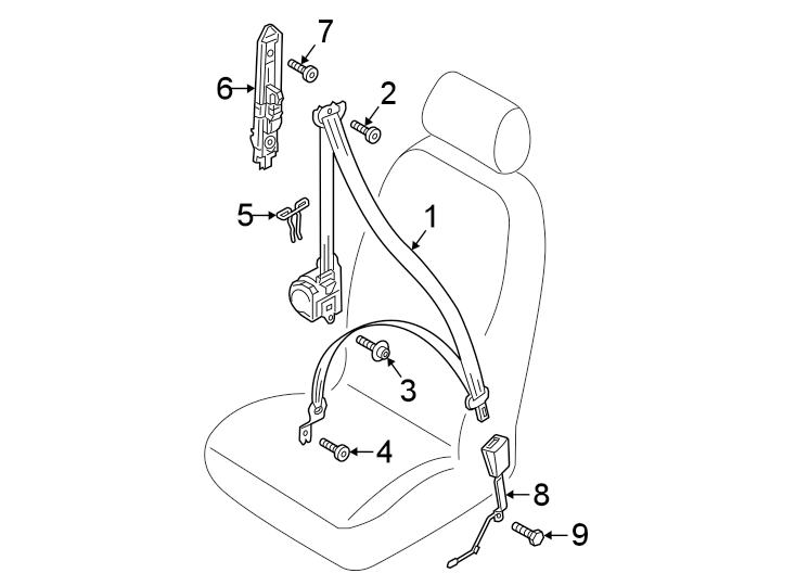 5Restraint systems. Front seat belts.https://images.simplepart.com/images/parts/motor/fullsize/1313535.png