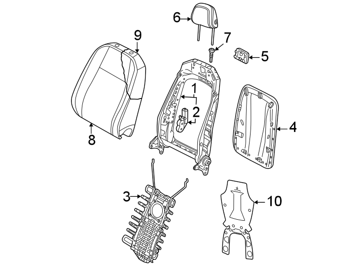 5Seats & tracks. Front seat components.https://images.simplepart.com/images/parts/motor/fullsize/1313555.png