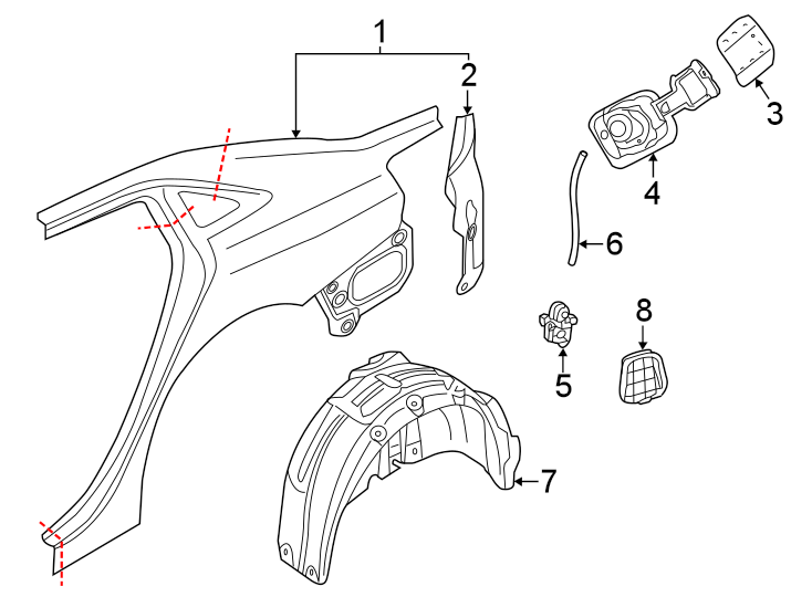 7Quarter panel & components.https://images.simplepart.com/images/parts/motor/fullsize/1313685.png