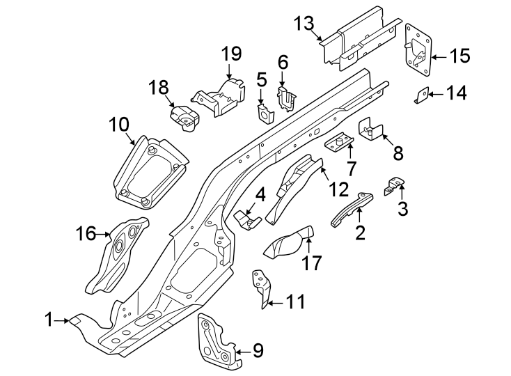 11Rear body & floor. Floor side members.https://images.simplepart.com/images/parts/motor/fullsize/1313810.png