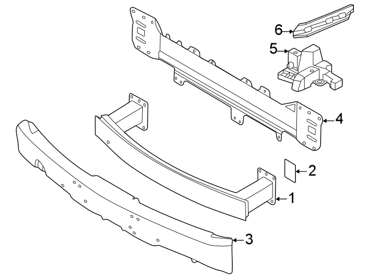 Front bumper & grille. Bumper & components.https://images.simplepart.com/images/parts/motor/fullsize/1314010.png