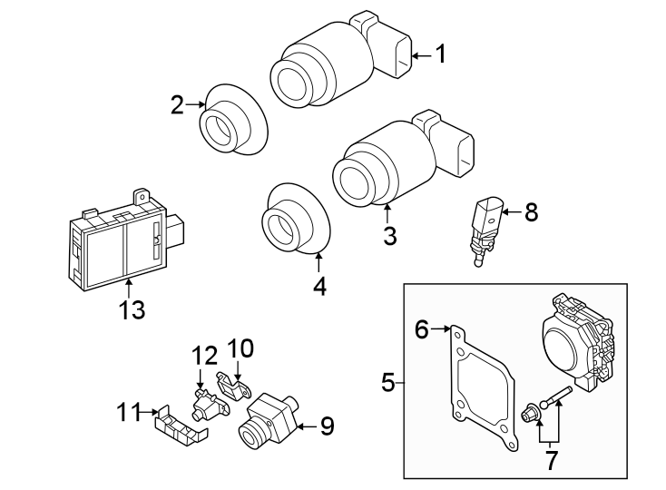 1Front bumper & grille. Electrical components.https://images.simplepart.com/images/parts/motor/fullsize/1314025.png