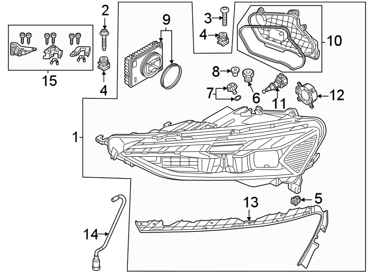 9Front lamps. Headlamp components.https://images.simplepart.com/images/parts/motor/fullsize/1314030.png