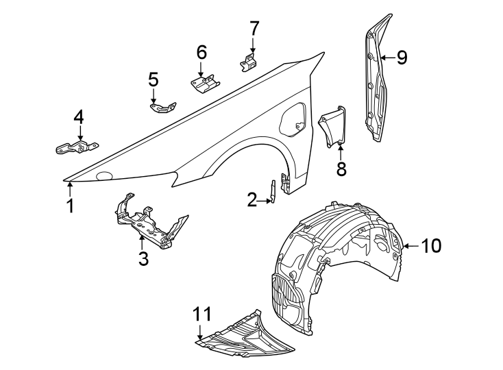 1Fender & components.https://images.simplepart.com/images/parts/motor/fullsize/1314130.png