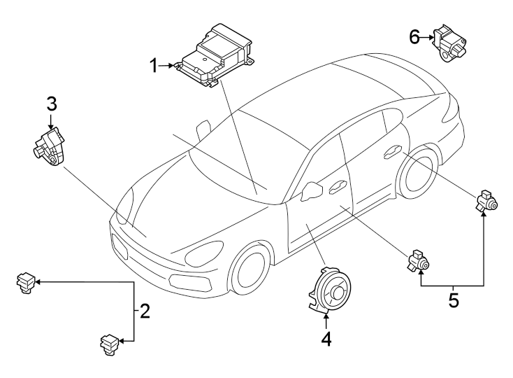 1Restraint systems. Air bag components.https://images.simplepart.com/images/parts/motor/fullsize/1314475.png