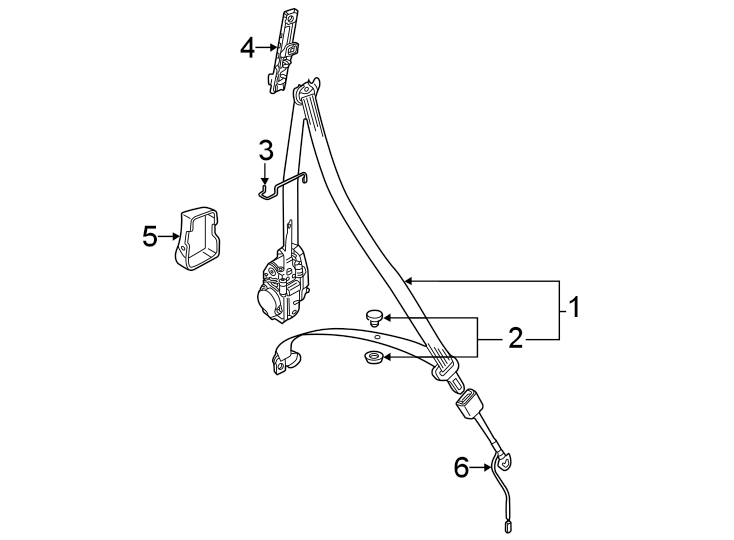 4Restraint systems. Front seat belts.https://images.simplepart.com/images/parts/motor/fullsize/1314480.png