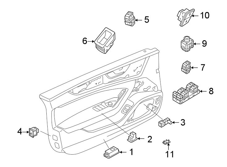 8Front door. Interior trim.https://images.simplepart.com/images/parts/motor/fullsize/1314605.png