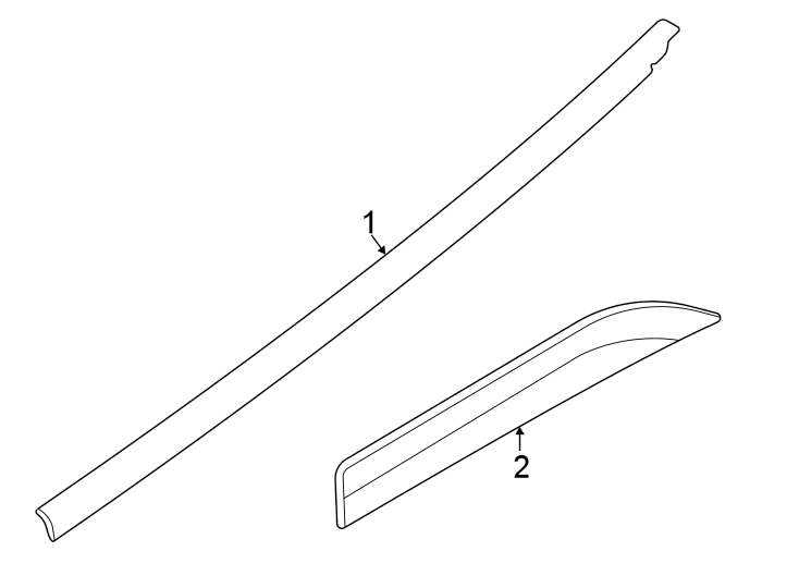 1Rear door. Exterior trim.https://images.simplepart.com/images/parts/motor/fullsize/1314615.png