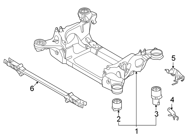 1Rear suspension. Suspension mounting.https://images.simplepart.com/images/parts/motor/fullsize/1314700.png