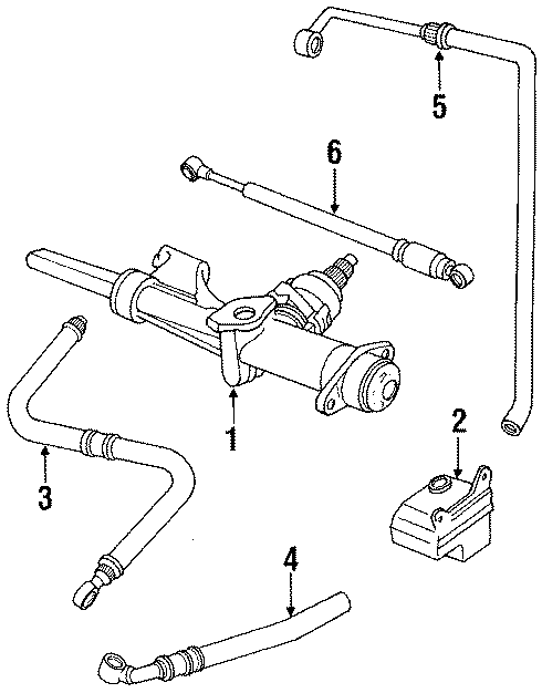 POWER STEERING GEAR & PUMP.