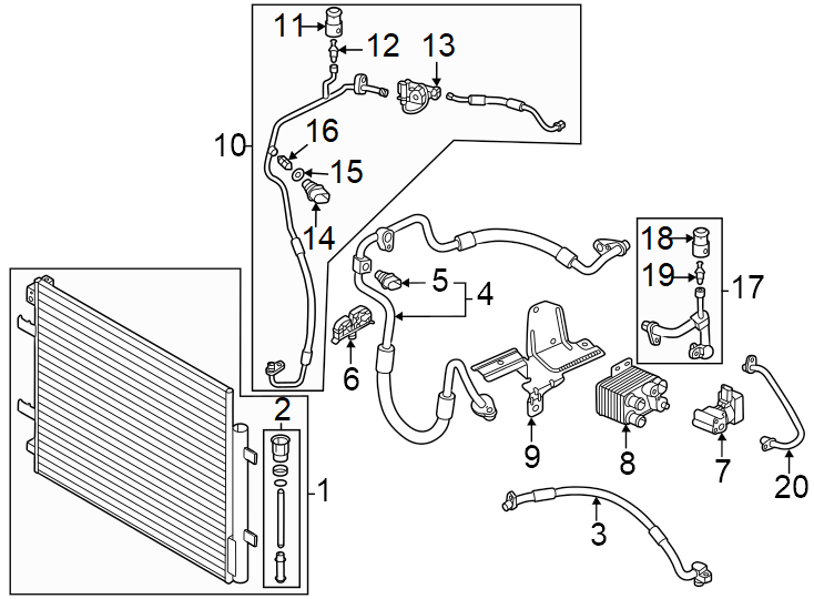 9Air conditioner & heater. Condenser.https://images.simplepart.com/images/parts/motor/fullsize/1317093.png