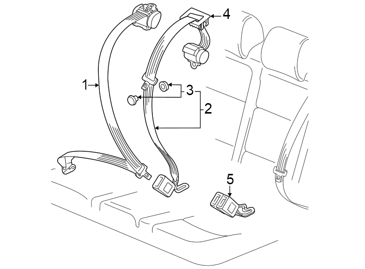 3Restraint systems. Rear seat belts.https://images.simplepart.com/images/parts/motor/fullsize/1317365.png