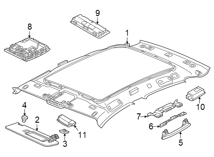 5Roof. Interior trim.https://images.simplepart.com/images/parts/motor/fullsize/1317425.png