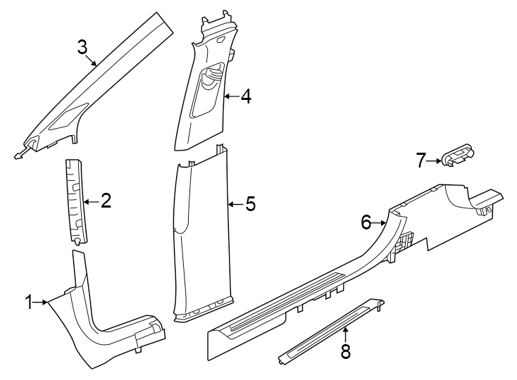 6Pillars. Rocker & floor. Interior trim.https://images.simplepart.com/images/parts/motor/fullsize/1317455.png