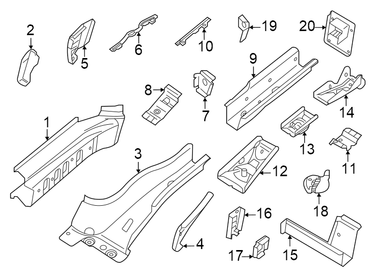 16Rear body & floor. Floor & rails.https://images.simplepart.com/images/parts/motor/fullsize/1317590.png