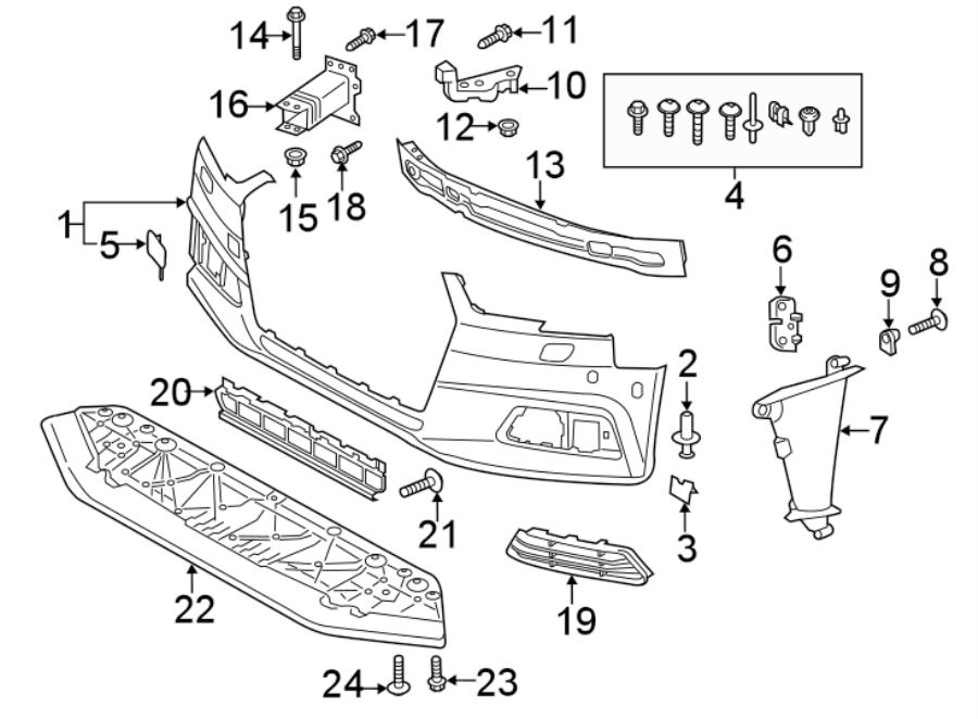 12FRONT BUMPER & GRILLE. BUMPER & COMPONENTS.https://images.simplepart.com/images/parts/motor/fullsize/1321008.png