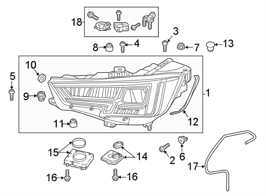 14FRONT LAMPS. HEADLAMP COMPONENTS.https://images.simplepart.com/images/parts/motor/fullsize/1321035.png