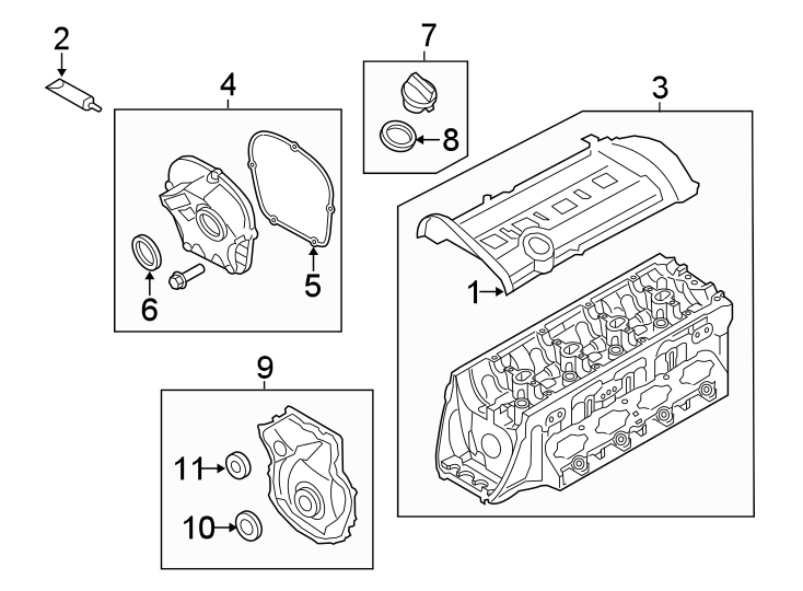 ENGINE / TRANSAXLE. VALVE & TIMING COVERS.