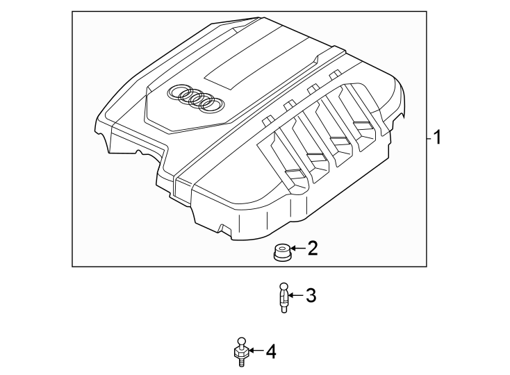 Engine / transaxle. Engine appearance cover.