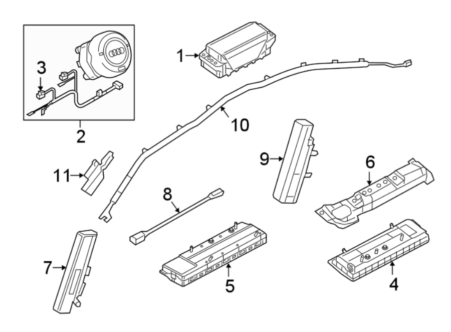 10RESTRAINT SYSTEMS. AIR BAG COMPONENTS.https://images.simplepart.com/images/parts/motor/fullsize/1321495.png