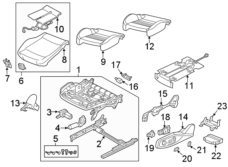 3SEATS & TRACKS. FRONT SEAT COMPONENTS.https://images.simplepart.com/images/parts/motor/fullsize/1321513.png